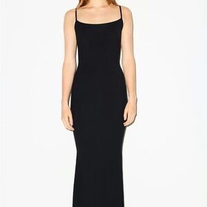 SKIMS Classic Black Maxi Dress size Small